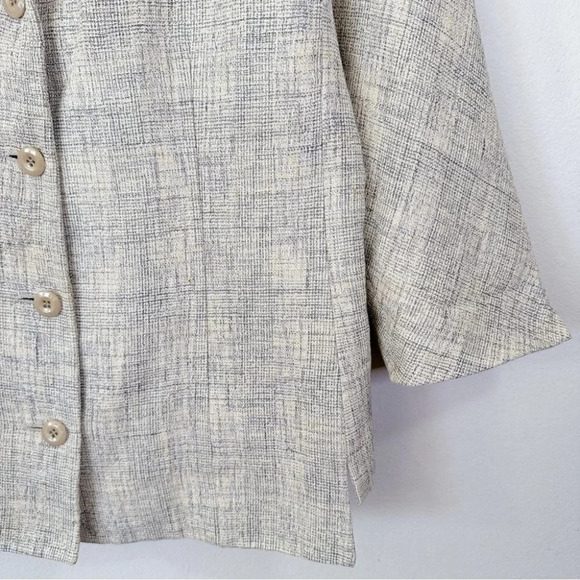 Holt Renfrew True Hemp Heathered Button Slim Fit  Blazer - Picture 8 of 16